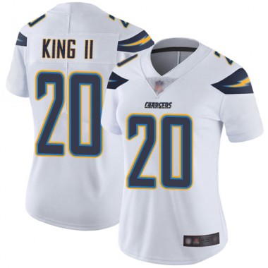 Los Angeles Chargers NFL Football Desmond King White Jersey Women Limited 20 Road Vapor Untouchable